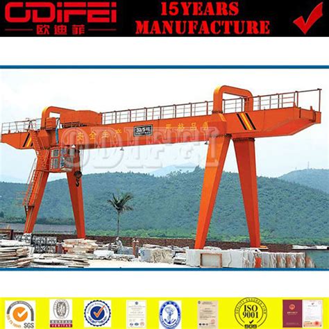 Double Girder Electric Hoist Gantry Crane China Double Girder