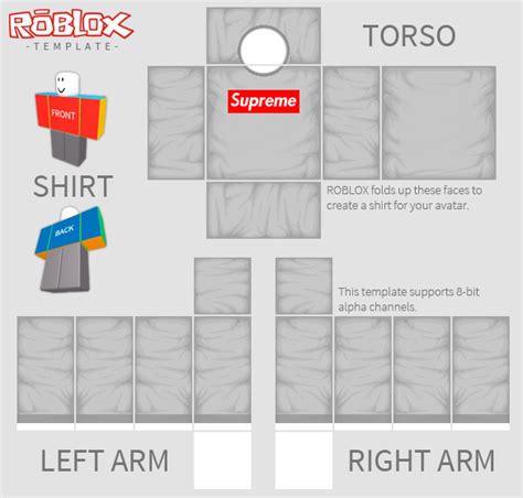 Robloxs Boys Supreme Shirt In 2021 Create Shirts Supreme Shirt Roblox