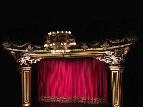 The Stage During The Phantom Of The Opera Last Night Rmusicals