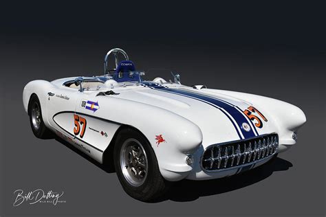 57 Corvette Racer Photograph By Bill Dutting Fine Art America