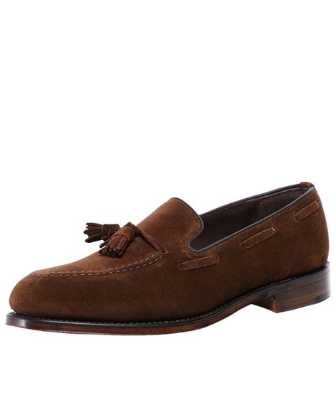 Loake Brown Polo Suede Russell Loafers Jules B