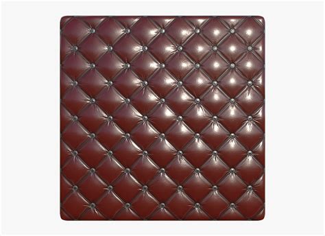 Red Worn Sofa Leather Texture With Nails Seamless Mesh Hd Png