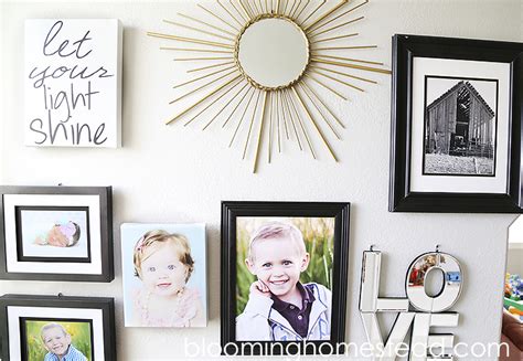 Gallery Wall With Printable Blooming Homestead