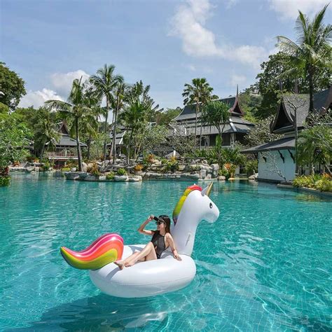 lagoon pool gallery thavorn beach village phuket resort