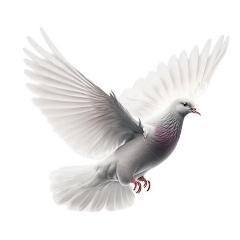 Pigeon Flying Cartoon White Background Transparent Pigeon Fly Wing