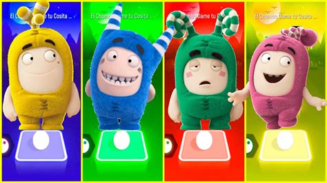 Oddbods Yellow And Blue And Green And Pink Tiles Hop Edm Rush Youtube