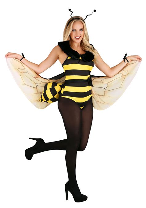 Womens Honey Bee Bodysuit Costume