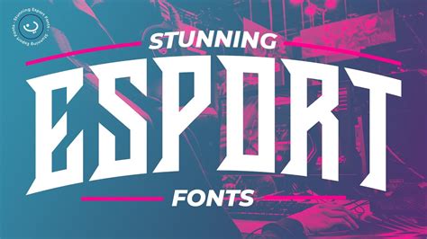 Stunning Esports Fonts Free Fonts Youtube