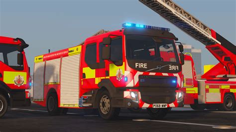 Greater Manchester Fire And Rescue Volvo Mini Pack Els Animated