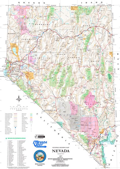 Nevada State Map With Cities And Towns Time Zones Map Vrogue
