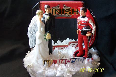 Nascar Wedding Cake Toppers Wedding Topper Wedding Cake Toppers