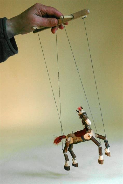 Marionette Puppet Horse Made Of Branches Something To Try With The