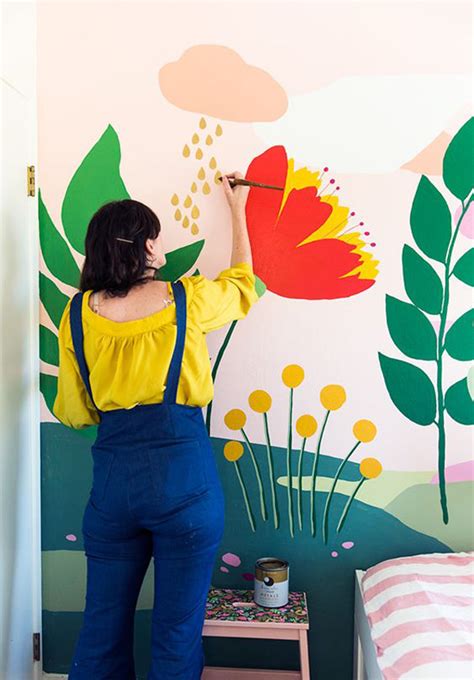15 Handmade Diy Wall Mural Ideas For Your Weekend Homemydesign