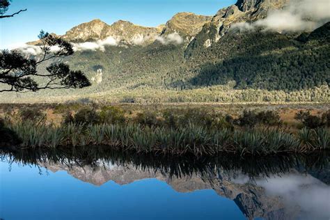 Beautiful Reflections At Mirror Lakes Short Walk On The Milford Sound Road