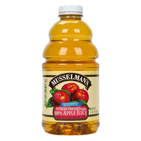 Musselmans 48 Oz Apple Juice With Vitamin C 8case