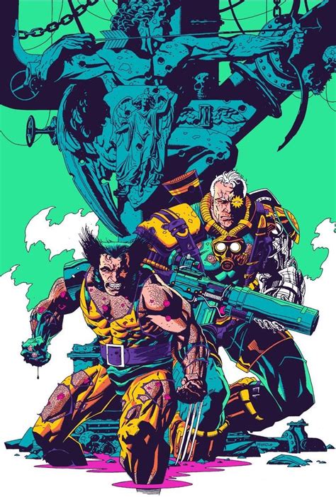 Into The Weird On Twitter Cable And Wolverine By Mike Mignola Marvel
