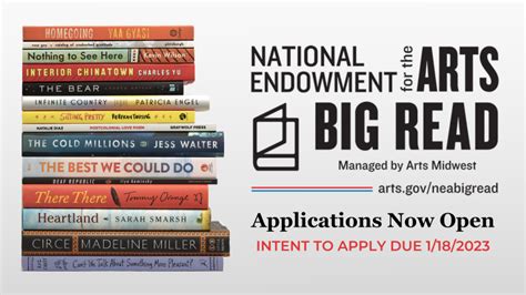 applications now open for nea big read grants national endowment for the arts