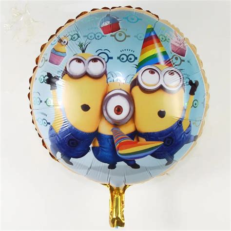 18inch Despicable Me Party Minions Foil Balloons Childrens Balls Party