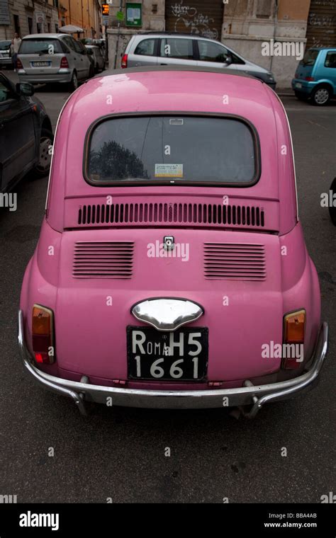 Pink Fiat 500 Sport Hi Res Stock Photography And Images Alamy