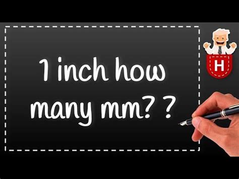 In this centimeters to inches conversion guide we will show you how we came up with this measurement and what methods you can use to. 1 inch how many mm? - YouTube