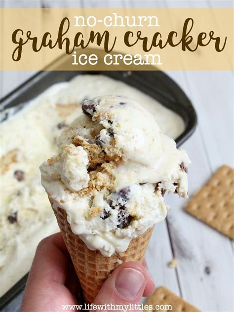 No Churn Graham Cracker Ice Cream Recipe Homemade Ice Cream Recipes
