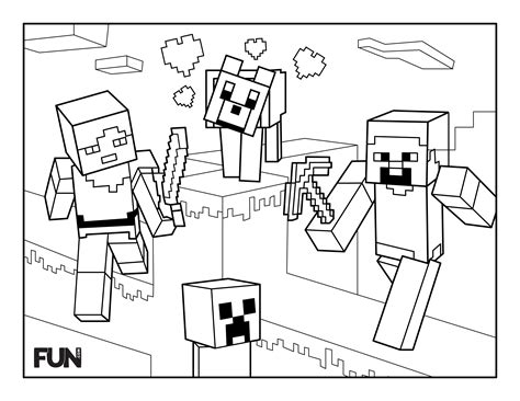 Minecraft Dungeons Printable Coloring Pages Printable World Holiday