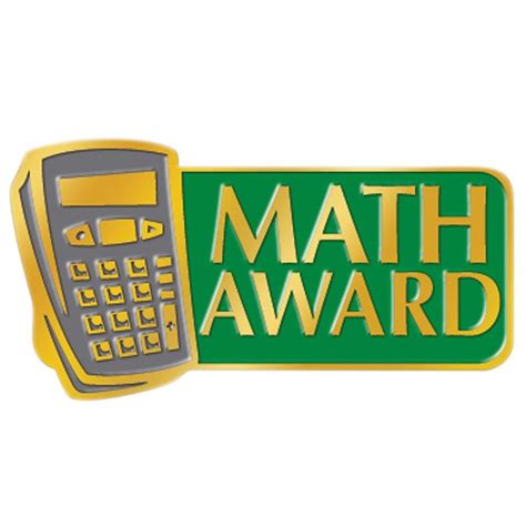 Math Award Lapel Pin Positive Promotions