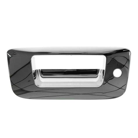Tailgate Handle And Bezel Kit Chrome With Lock Hole For Chevy Silverado