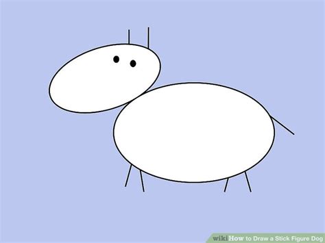 How To Draw A Stick Figure Dog 6 Steps With Pictures