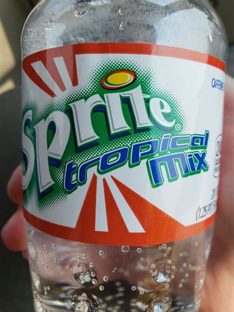 Sprite Tropical Mix that I haven't seen on shelves since 2016? Umm yeah ...