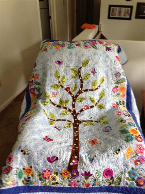 Tree Of Life Quilt Anita Goodesign Embroidered Quilt