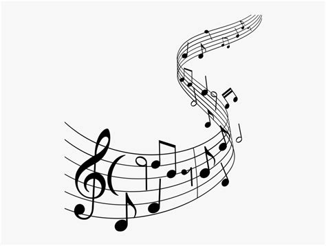 Musical Note Staff Clip Art Transparent Background Music Notes Png