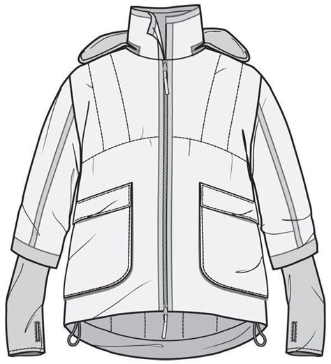 Image Result For Technical Drawings For Jackets Fashion Illustration