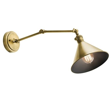 Ellerbeck 1 Light Sconce Natural Brass Kichler Lighting
