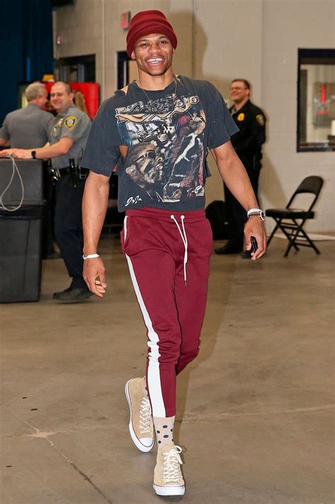 One of the greatest fashion icon in the game right now. Pin on Westbrook fashion