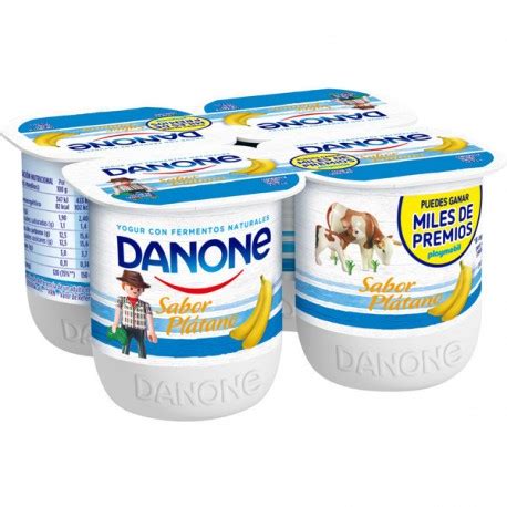Wed, jul 21, 2021, 3:57am edt Yogurt Sabor Plátano Danone