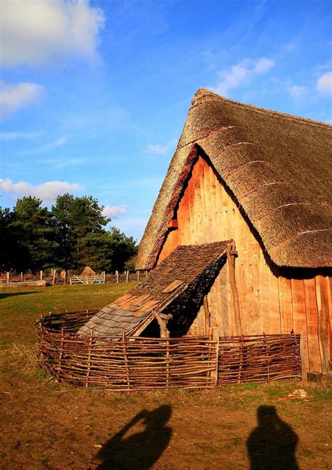 Dwelling At West Stow Anglo Saxon Village In Suffolk Medieval Village