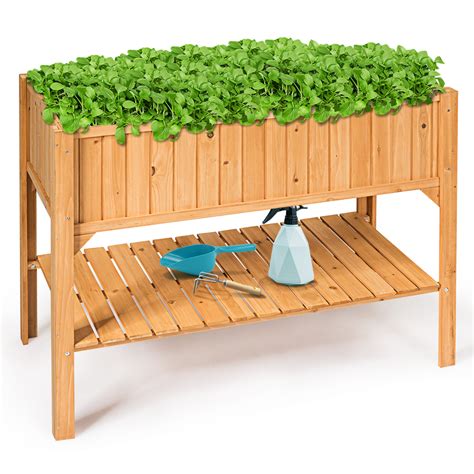 Whether you just want some fresh thyme or you're looking to grow a variety of herbs, there are plenty of gorgeous indoor planters and gardens to shop. Raised Garden Bed Elevated Planter Box Shelf Standing ...