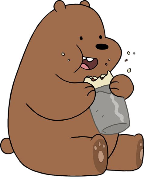 Grizzly Bear Eating Transparent Png Stickpng Bear Wallpaper We