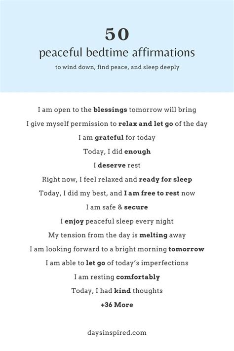 These 50 Night Affirmations Will Help You Get A Good Nights Sleep