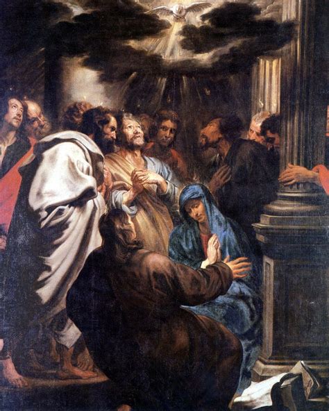 The Outpouring Of The Holy Spirit Sir Anthony Van Dyck Pentecost Holy Spirit Anthony Van Dyck