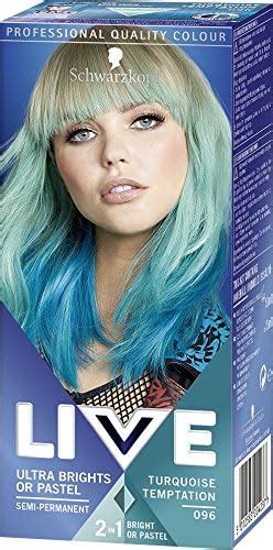 schwarzkopf live ultra bright or pastel hair dye semi permanent colour intense colour results