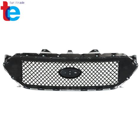 Fit For 2013 2018 Ford Taurus Sho Front Upper Grille Matte Black W