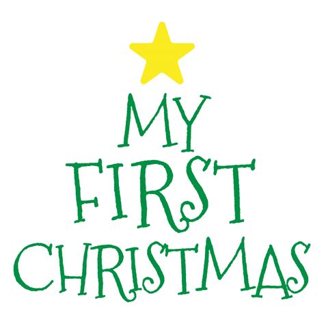 Download My First Christmas SVG - SVG EPS PNG DXF Cut Files for ...