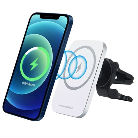 Vicveo Magnetic Wireless Car Charger Compatible With Iphone 1212 Mini