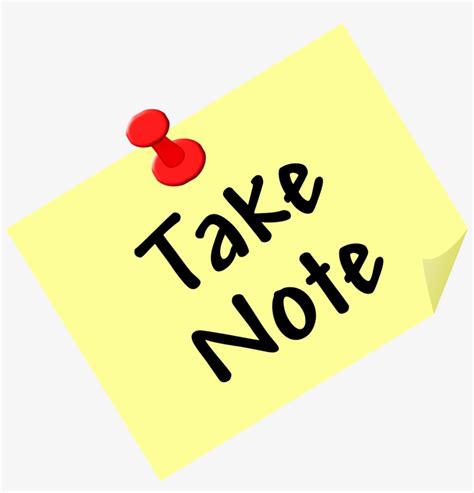 This Free Icons Png Design Of Take Note Transparent Png 2212x2194