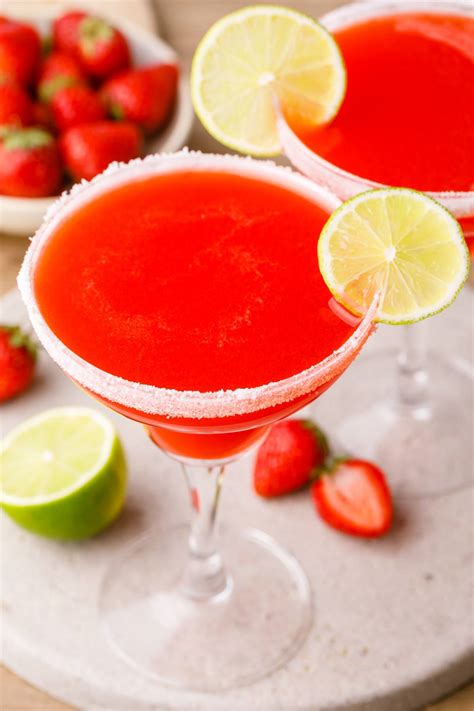 Quick And Easy Strawberry Margarita Nurtured Homes