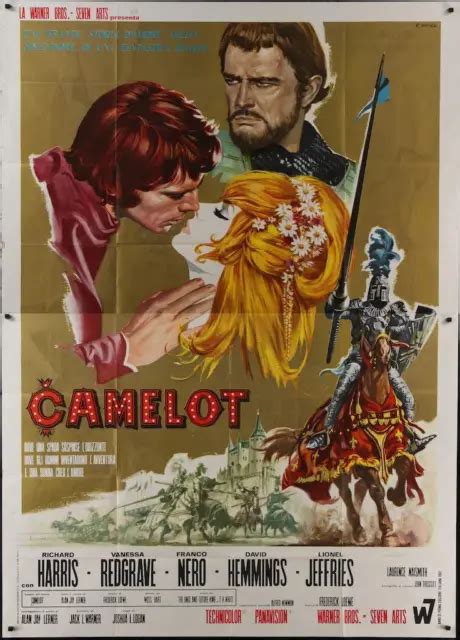 Camelot Italian 4f Movie Poster 55x79 Richard Harris Vanessa Redgrave