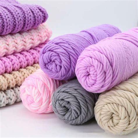 Купить Quality Soft Diy Knitting Hand Knitting Milk Cotton Yarn 8 Ply