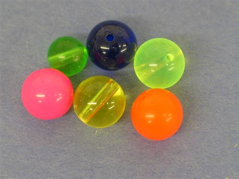 Uv Acrylic Round Beads 10 25 50 Pack